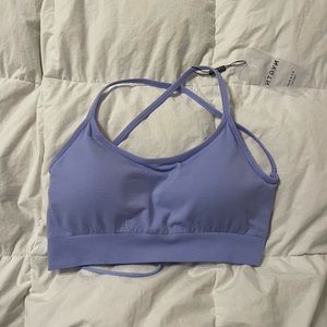 Nvgtn size medium periwinkle invincible seamless bra